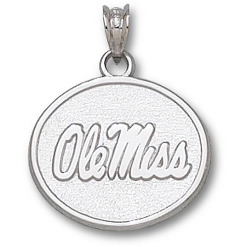University Mississippi Rebels Oval ""Ole Miss"" Pendant