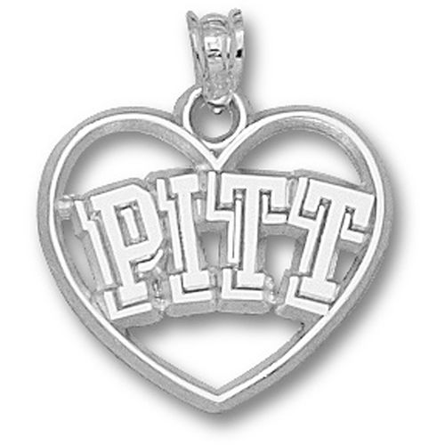 New ""Pitt"" Heart Pendant University Pittsburgh Panthers