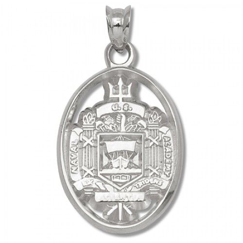 Pierced Oval Seal Pendant U.S. Naval Academy Midshipmen