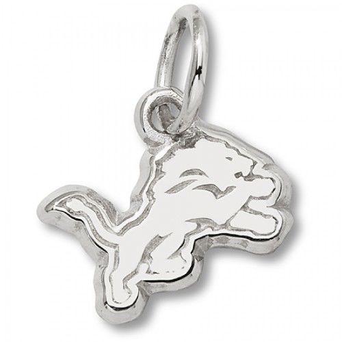 New Logo Pendant Detroit Lions in Sterling Silver
