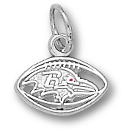 Baltimore Ravens New Football with Raven Head Pendant