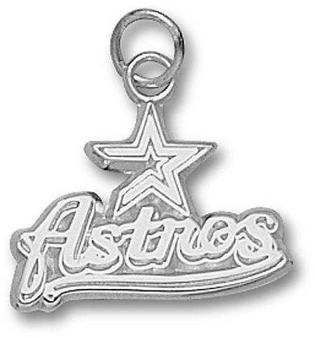 Houston Astros ""Astros"" Star Logo  Pendant Mlb Jewelry