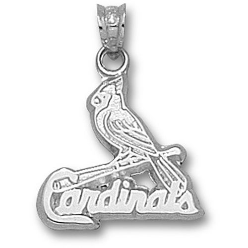 St. Louis Cardinals Bird On Bat Logo Pendant - Mlb