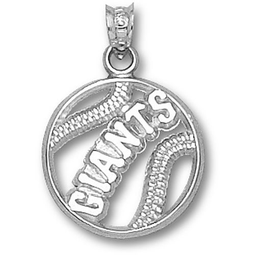San Francisco ""Giants"" Baseball Pendant Sterling Silver