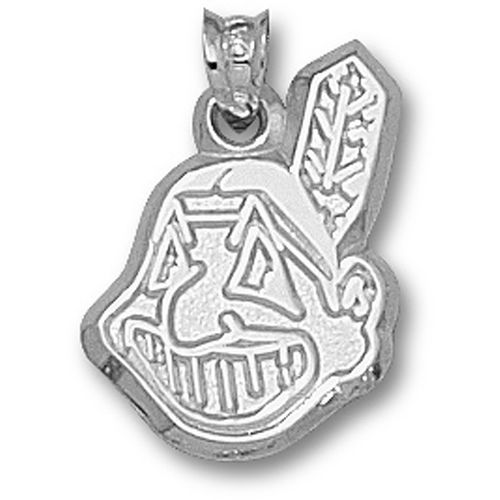 Cleveland Indians Chief Wahoo Pendant Sterling Silver
