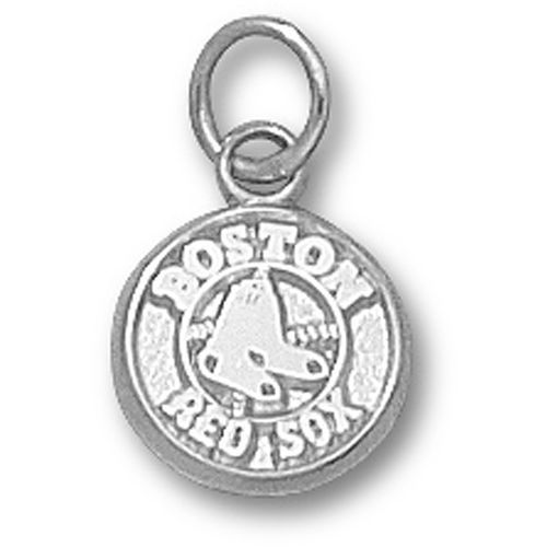Boston Red Sox Round Logo Pendant Sterling Silver