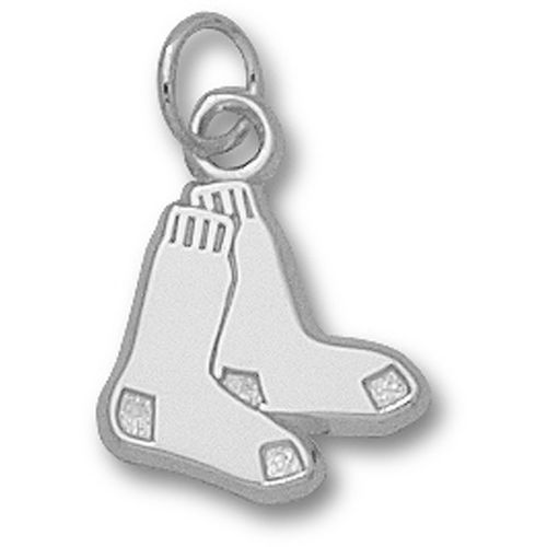 Boston Red Sox Pair of Sox Logo Pendant Sterling Silver