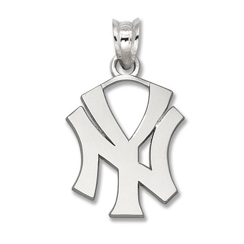 Sterling Silver Mlb New York Yankees ""Ny"" Pendant