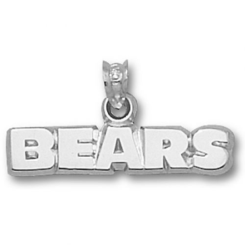 Nfl Chicago Bears ""Bears"" Pendant Sterling Silver