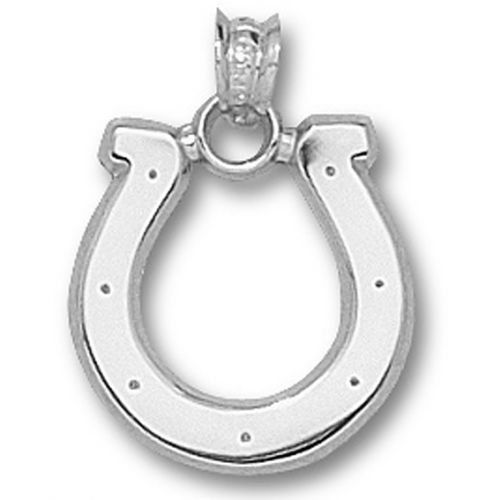 Nfl Indianapolis Colts Horseshoe Pendant 925 Silver