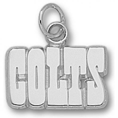 Nfl Indianapolis Colts ""Colts"" Pendant Sterling Silver