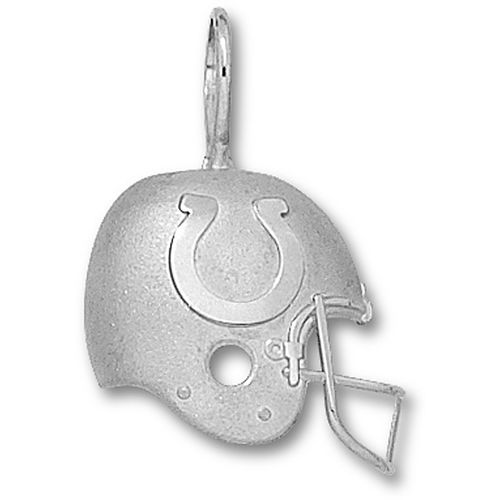 Nfl Indianapolis Colts Helmet Pendant - Sterling Silver
