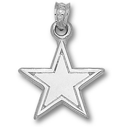 Nfl Dallas Cowboys Star Pendant - Sterling Silver
