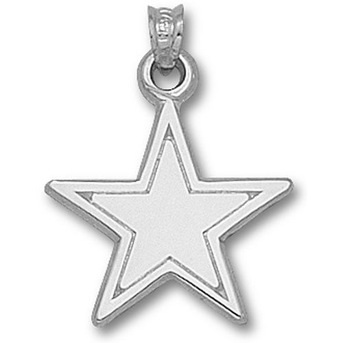 Nfl Dallas Cowboys New Star Pendant - Sterling Silver