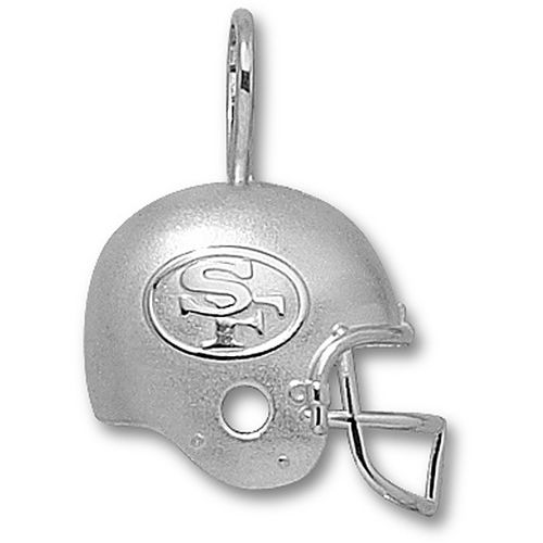 Nfl San Francisco 49ers Helmet Pendant Sterling Silver