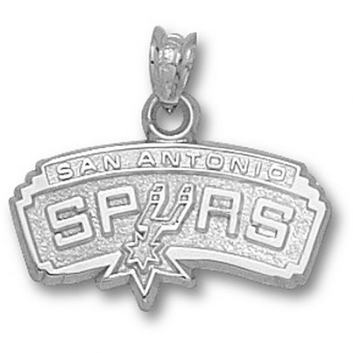 Sterling Silver - San Antonio Spurs Logo Pendant