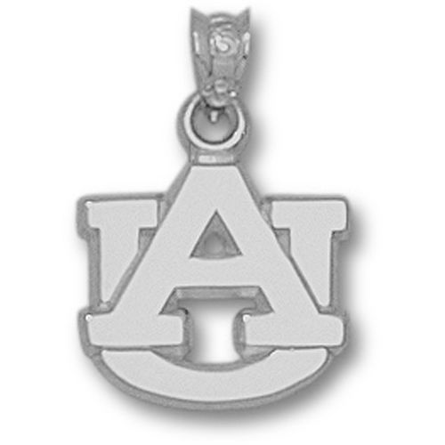 Sterling Silver - Auburn Univ. ""Au"" Polished Pendant
