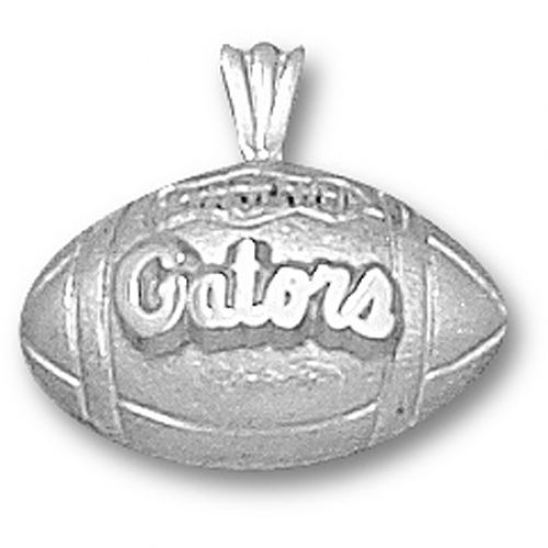 Sterling Silver - Univ. Florida Gators Football Pendant
