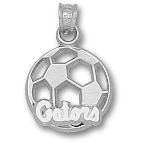 Sterling Silver Univ. Florida Gators Soccerball Pendant