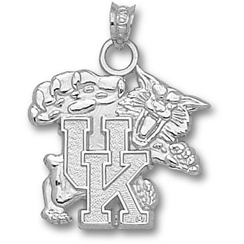 Sterling Silver - University Kentucky Wildcat Pendant