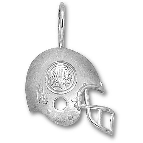 Sterling Silver Washington Redskins Helmet Pendant