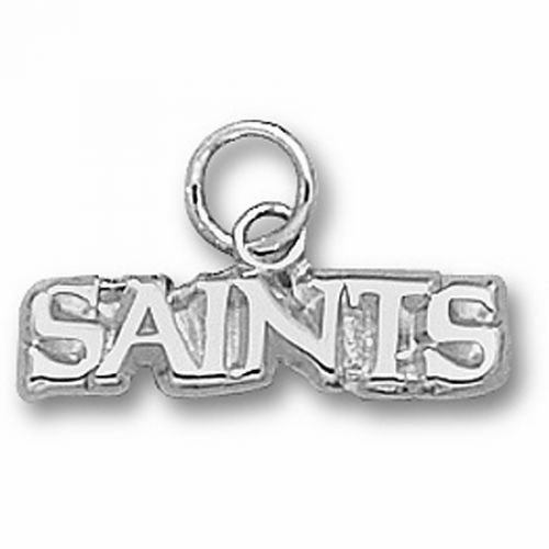 Sterling Silver New Orleans ""Saints"" Pendant - Nfl