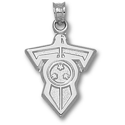 Sterling Silver Tennessee Titans Shoulder Logo Pendant