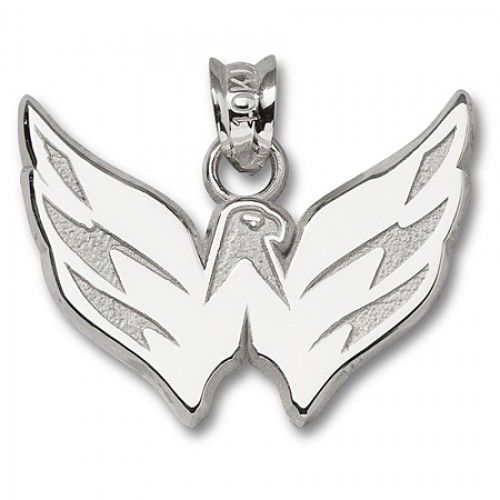 Sterling Silver Washington Capitals New Eagle Pendant