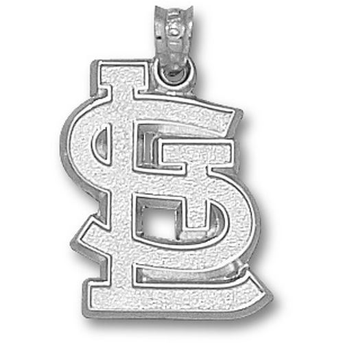 Sterling Silver St Louis Cardinals ""Stl"" Pendant