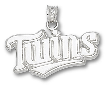 Sterling Silver Minnesota Twins ""Twins"" Pendant