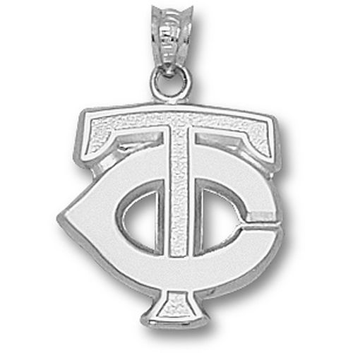 Sterling Silver Minnesota Twins ""Tc"" Pendant
