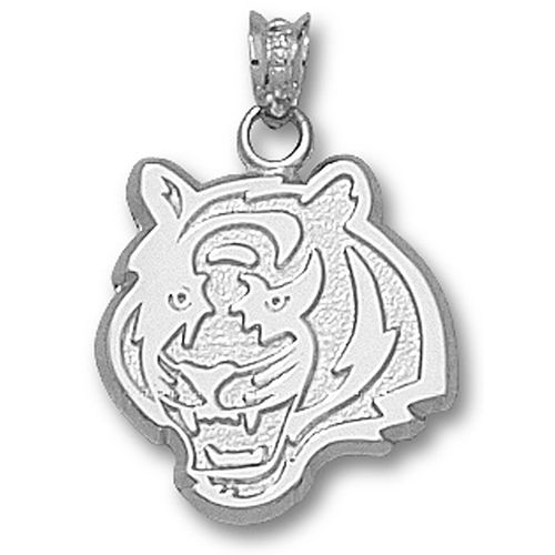 Nfl - Sterling Silver Cincinnati Bengals Head Pendant