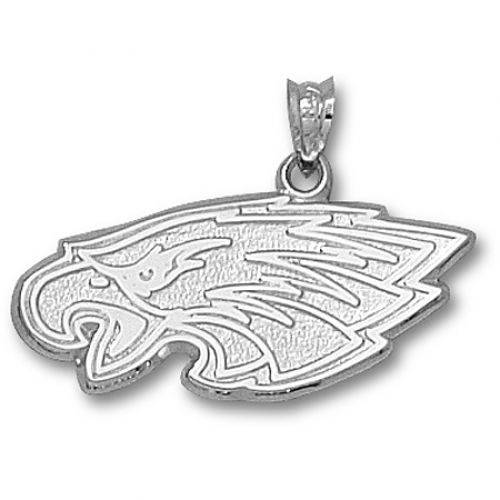 Nfl - Sterling Silver Philadelphia Eagles Head Pendant