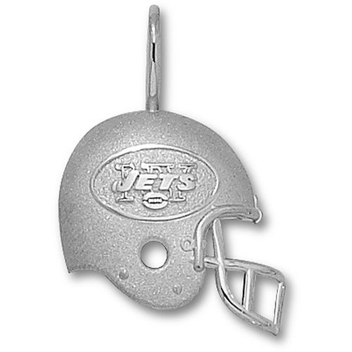 Nfl - Sterling Silver New York Jets Helmet Pendant