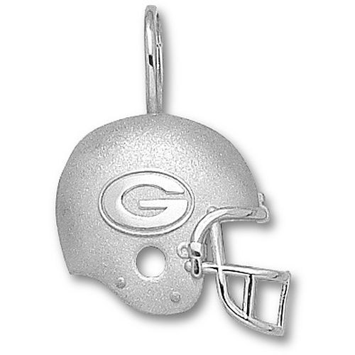 Nfl - Sterling Silver Green Bay Packers Helmet Pendant