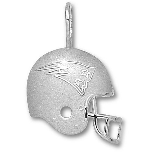 Nfl Sterling Silver New England Patriots Helmet Pendant