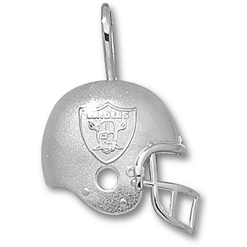 Nfl - Sterling Silver Oakland Raiders Helmet Pendant