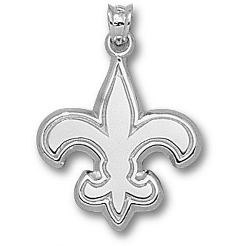 Nfl - Sterling Silver New Orleans Saints Logo Pendant