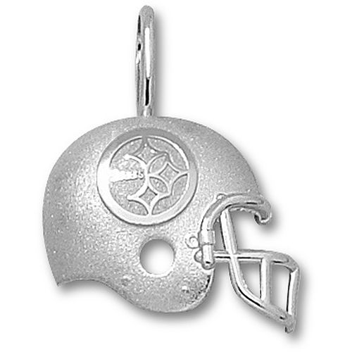 Nfl Sterling Silver Pittsburgh Steelers Helmet Pendant