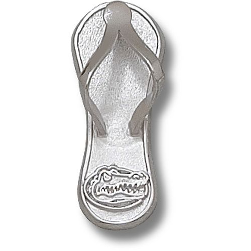 Univ of Florida Pendant W/ Gator Head Flip Flop Design