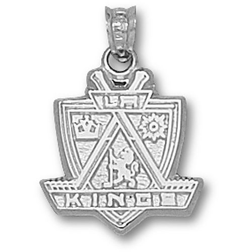 Nhl Los Angeles Kings Pendant W/ Shield Logo Desgin New