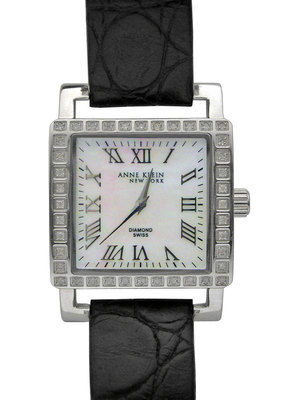 AK Anne Klein 12-1823wmbk Diamond Ladies Watch