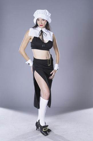 Women's Costume: Prudence the Naughty Pilgrim- Medium