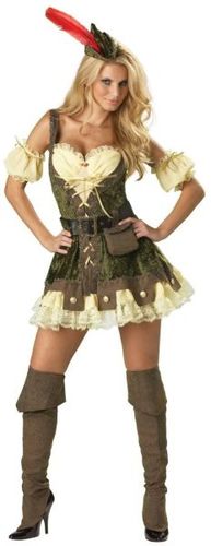Women's Costume: Racy Robin Hood- Medium
