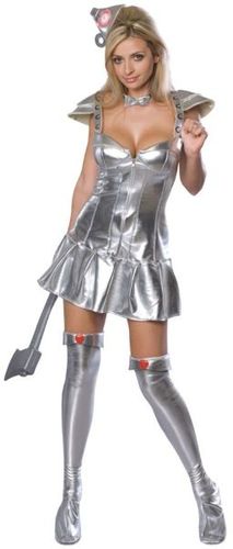 Women's Costume: Wizard of Oz Tin Woman- Medium