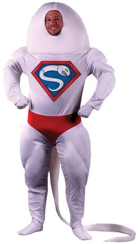Super Sperm Men's Costume- One Size
