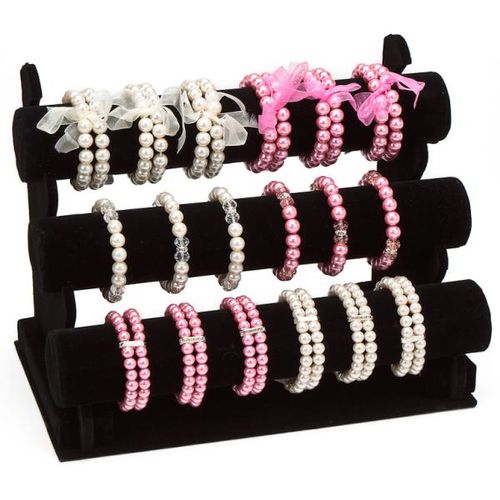 Lucite Pearl Stretch Bracelets Case Pack 48
