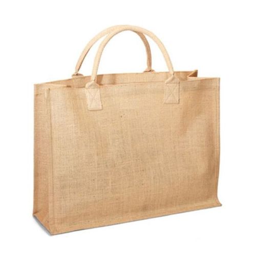 Jute/ Burlap Shopping Bag - Natural Case Pack 12