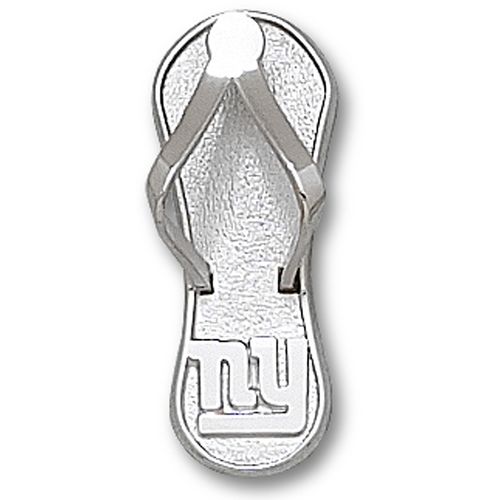 Womens Nfl New York Giants ""Ny"" Flip Flop Pendant