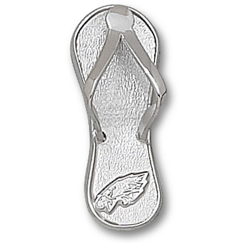 Womens Nfl Philadelphia Eagles Logo Flip Flop Pendant